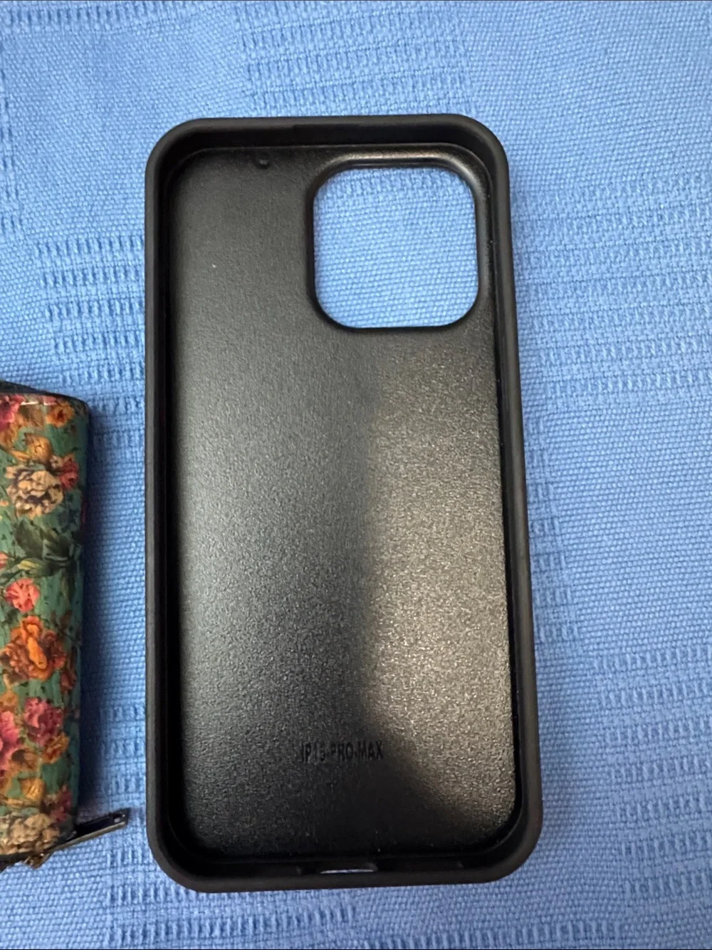 IPHONE 15Pro Max Floral Green Magnetic Zip Wallet Phone Case